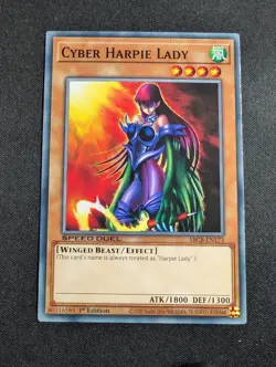 Yugioh - Cyber Harpie Lady SBCB-EN173 1st Edition Common NM - Image 1