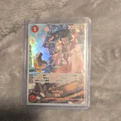 One Piece Izo OP03-003 Character Card 2000 Power Holo Land of Wano English - Image 1