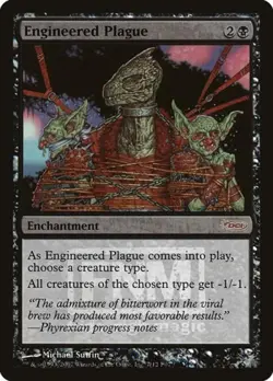 MTG English Engineered Plague NM Foil Promos: FNM - Image 1