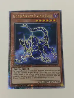 Yuigoh - Ido the Supreme Magical Force - 1st Edition QCR NM - Free Holo Card A - Image 1