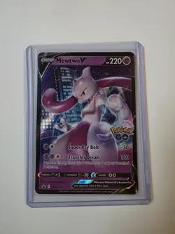 Mewtwo V Pokemon GO Holo Promo Pokemon Card - Image 1