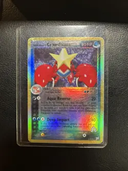 LP Team Aqua's Crawdaunt Team Magma vs Team Aqua 2/95 Holo Pokemon Card T4-311 - Image 1