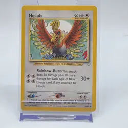 Pokemon Ho-oh Neo Revelation 18/64 Non-Holo Rare Vintage 2000 TCG Card - Image 1