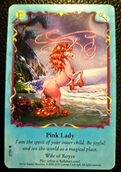 Bella Sara Pink Lady Card Single 27/55 Moonfairies Series Common - Image 1