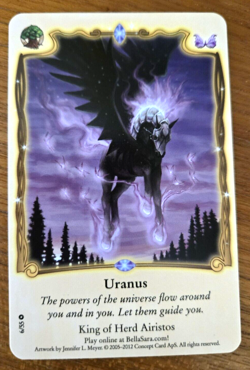 Bella Sara URANUS Card Single 6/55 Herds from North of North Common - Image 2