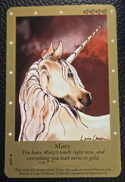 Bella Sara Misty Card Single 35/97 Second Series Common Unshiny - Image 1