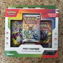 Pokemon First Partner Illustration Collection Series 1 Promo Cards Set - Image 1
