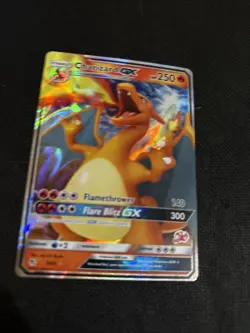Pokemon TCG Charizard GX Holo Ultra Rare Card Hidden Fates 9/68 Battle Academy - Image 1