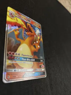 Pokemon TCG Charizard GX Holo Ultra Rare Card Hidden Fates 9/68 Battle Academy - Image 2