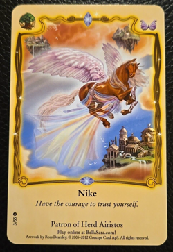 Bella Sara Nike Card Single 3/55 Herds from North of North Common - Image 1