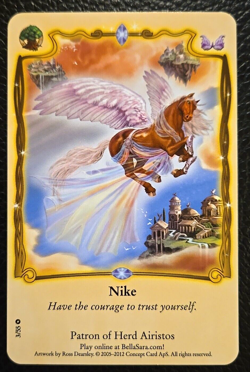 Bella Sara Nike Card Single 3/55 Herds from North of North Common - Image 2