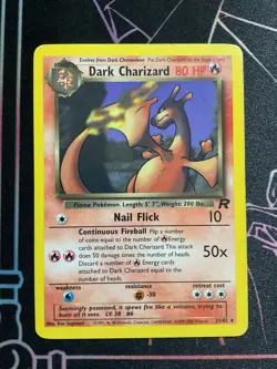 Pokemon Dark Charizard TCG Team Rocket 21/82 Non-Holo Rare Card - Image 1