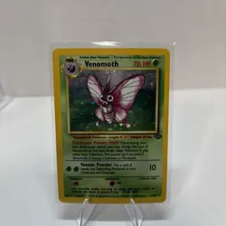Venomoth 13/64 Holo Unlimited Jungle Pokemon Card TCG - Image 1
