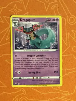 Dragapult - 2025 McDonalds Happy Meal Pokemon Dragon Discovery Card 6/015 - NM - Image 1