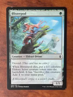 Blisterpod MTG Magic the Gathering Card LP Lightly Played BFZ - Image 1