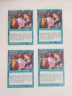MTG Playset 4x Mind Bomb (5th Edition/Blue/U) - BGM - Image 1