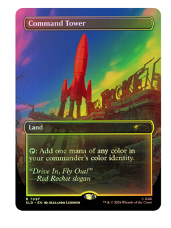 Command Tower (7097) - Foil - Fallout Secret Lair MTG - Image 1