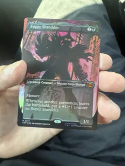 Super Shredder Borderless FOIL Teenage Mutant Ninja Turtles MTG MINT - Image 1