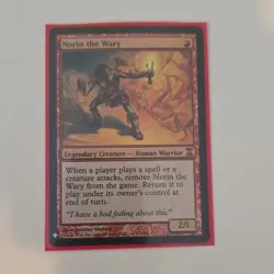 Norin the Wary Foil Legendary Creature Red Regular Magic: The Gathering English - Image 1