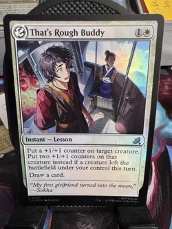 MTG That's Rough Buddy Foil NM Avatar: The Last Airbender: Eternal-Legal Magic 8 - Image 1
