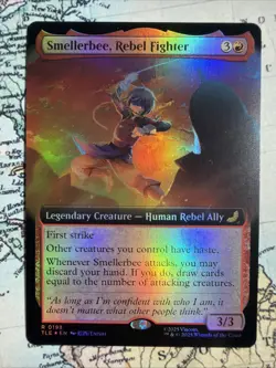 Magic The Gathering Avatar - Smellerbee Rebel Fighter R 198 Extended Art Foil - Image 1