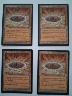 4x Reflecting Pool HP MTG Magic the Gathering Tempest - Image 1