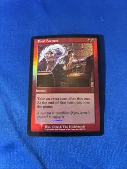 1x FOIL FINAL FORTUNE x1 LP 7th Seventh Edition MtG Magic fast shipping - Image 1