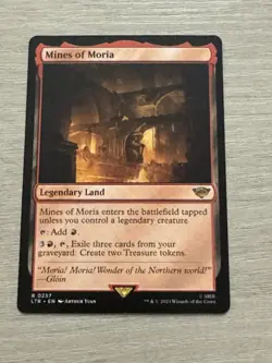 Magic: The Gathering Mines of Moria Legendary Land Rare Universes Beyond - Image 1