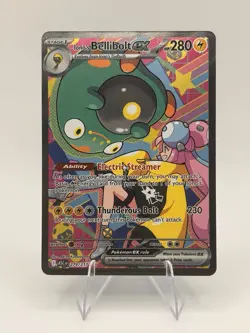 Pokemon Iono's Bellibolt ex 279/217 Special Illustration Rare Electric Holo EX - Image 1