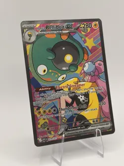 Pokemon Iono's Bellibolt ex 279/217 Special Illustration Rare Electric Holo EX - Image 2