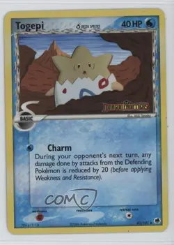 Togepi Reverse Foil Pokemon EX Dragon Frontiers #41 2006 - Image 1