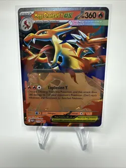Pokemon Mega Charizard Y ex 030 Mega Evolution Holo Black Star Promo Near Mint - Image 1