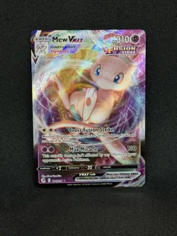 Mew VMAX - 2021 Pokemon English #114/264 Fusion Strike Stamp Holo - Image 1