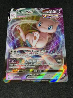 Mew VMAX - 2021 Pokemon English #114/264 Fusion Strike Stamp Holo - Image 3