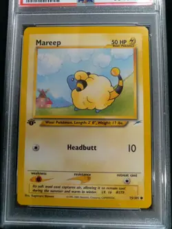 Graded PSA 8 MAREEP #75 2002 Pokemon Neo Destiny 1ST EDITION NM - MT - Image 2
