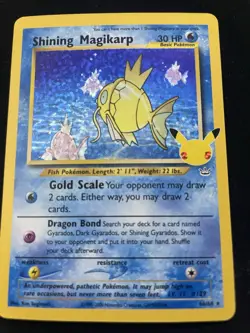Pokemon Shining Magikarp Celebrations 25th Anniversary Ultra Rare Holo 66/64 - Image 1