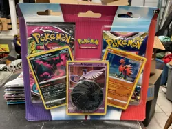NEW Pokemon 2-Pack Blister Articuno Zapdos Moltres Fusion Strike Astral Radiance - Image 1