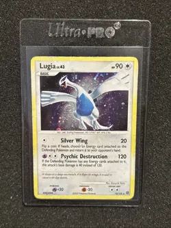 2007 Pokemon Lugia 14/132 Secret Wonders Holo-Rare SWIRL & HOLO BLEED HP/DMG - Image 1