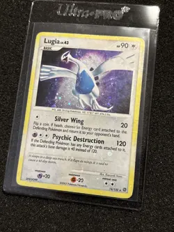 2007 Pokemon Lugia 14/132 Secret Wonders Holo-Rare SWIRL & HOLO BLEED HP/DMG - Image 2