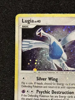 2007 Pokemon Lugia 14/132 Secret Wonders Holo-Rare SWIRL & HOLO BLEED HP/DMG - Image 5