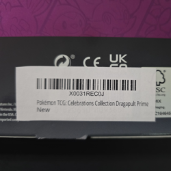 Pokemon TCG Celebrations Collection Dragapult Prime Box Sealed 820650809385 - Image 3