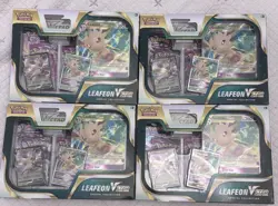 Pokemon TCG Leafeon VSTAR Special Collection - SWSH - Brand New & Sealed x4 - Image 1