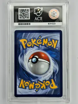 Pokemon 208/182 Destined Rivals Team Rocket's Moltres ex Stamped ACE Graded 10 - Image 2
