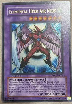 Elemental Hero Air Neos STON-EN034 Strike of Neos 1st Edition - Image 1