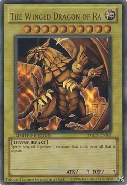 1x The Winged Dragon of Ra | YGLD-ENG03 | UR | Limited | NM | YuGiOh - Image 1
