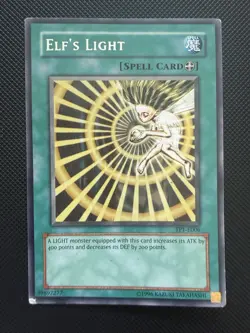 Yu-Gi-Oh TP1 E006 Elf's Light Rare LP Condition Card Tournament Pack 1 - Image 1