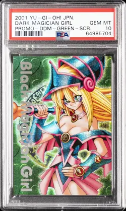 2001 YU-GI-OH! JPN PROMO DARK MAGICIAN GIRL PSA 10 - Image 1