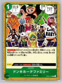 One Piece Card Game Donquixote Family OP04-036 C Pirates Event Japanese TCG - Image 1