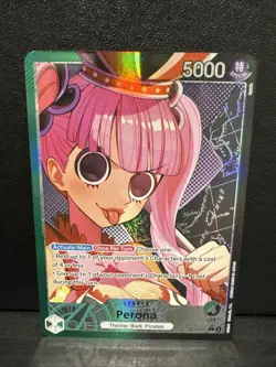 Perona OP06-021 Alternate Art Leader Wings Of The Captain One Piece NM - Image 1