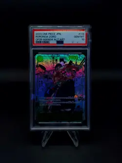 One Piece TCG – OP06-118 Zoro Manga Alternate Art PSA 10 - Image 2